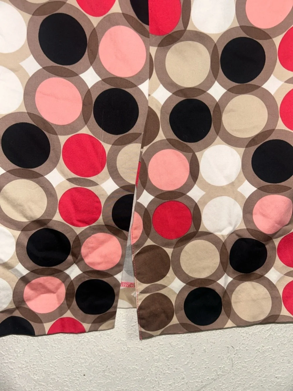 Polka Dot Pencil Skirt in Pink, Red, Black and Tan 419.16 - Picture 7 of 8